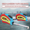 3/5/7.5m rubber coated auto lock tape measure